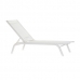 Ligstoel DKD Home Decor reclinável Branco PVC Alumínio (191 x 58 x 98 cm)