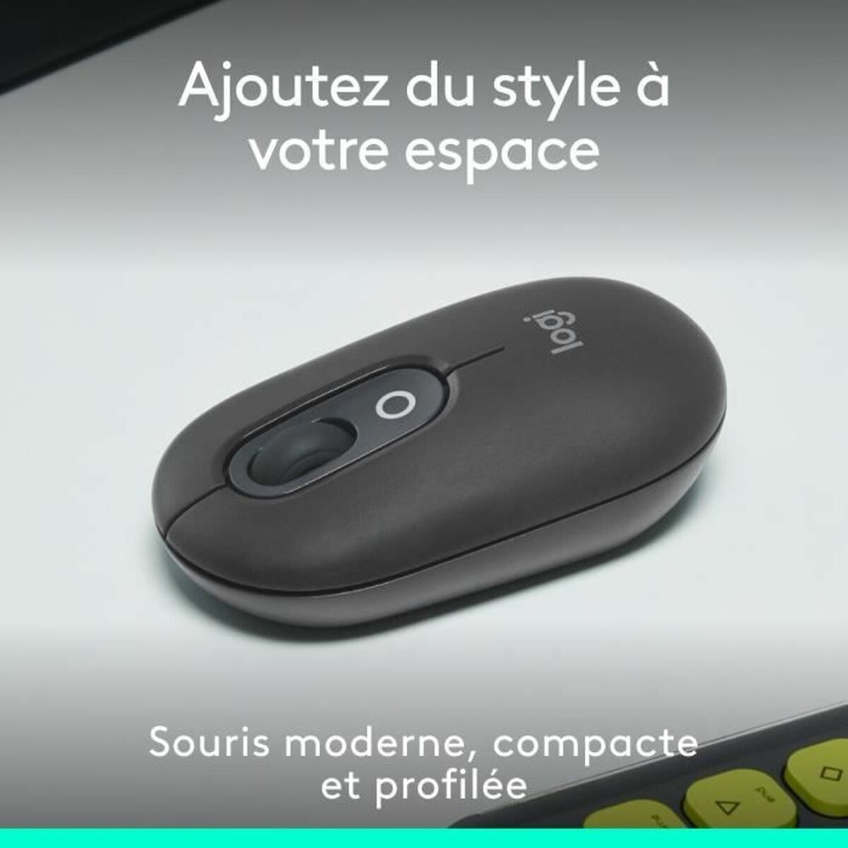 Wireless Bluetooth Mouse Logitech Pop Dark grey
