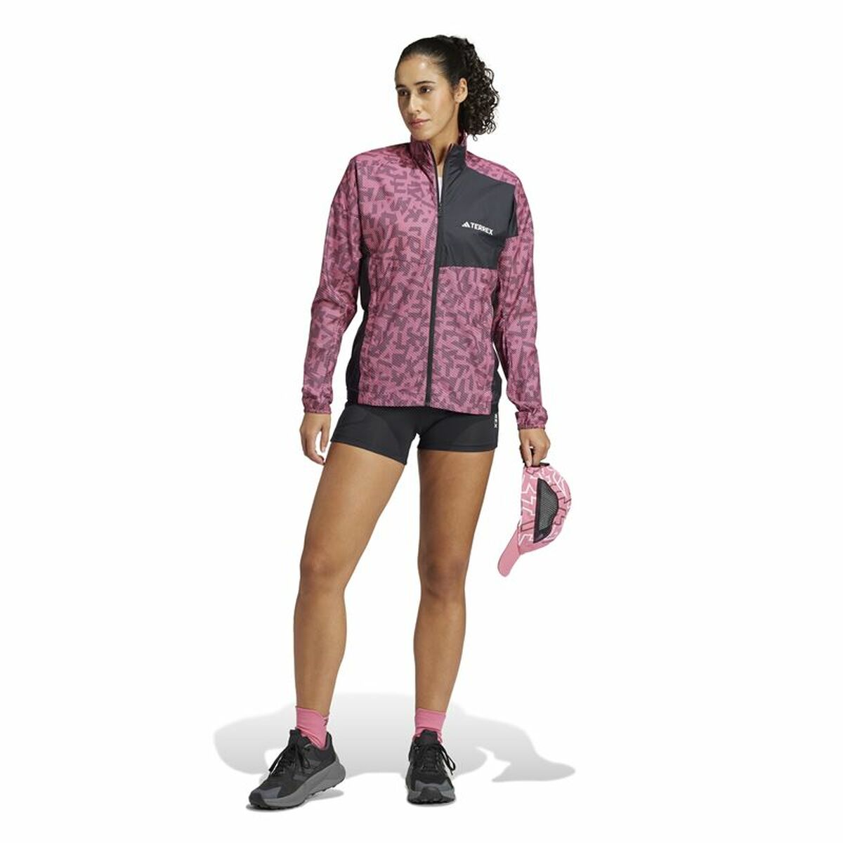Windjacke Adidas Terrex Rosa