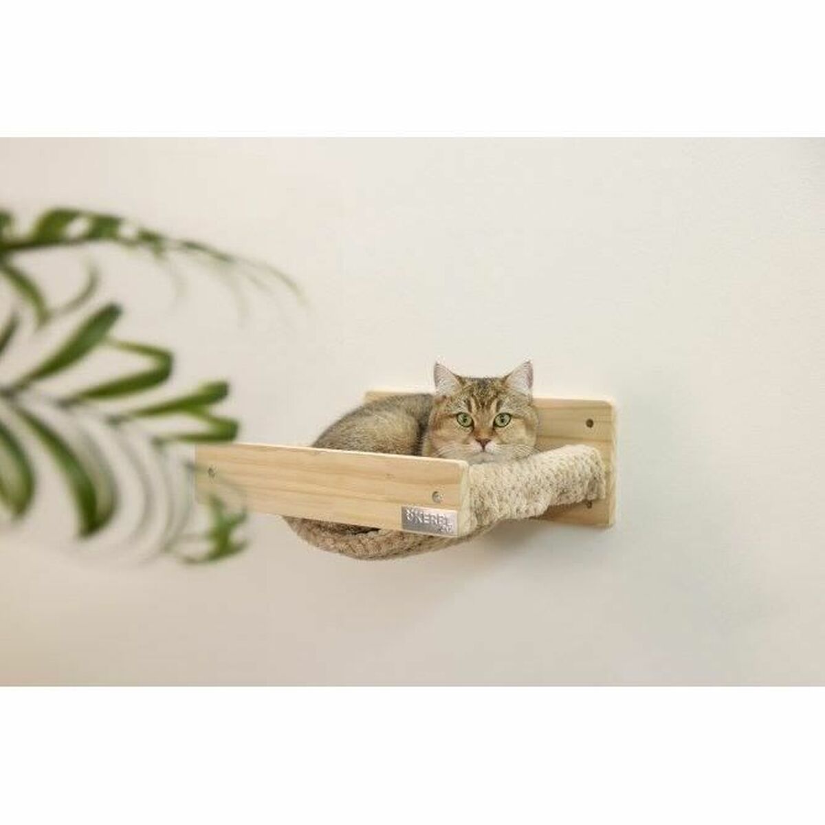 Kattenbed Kerbl TIMBER Beige