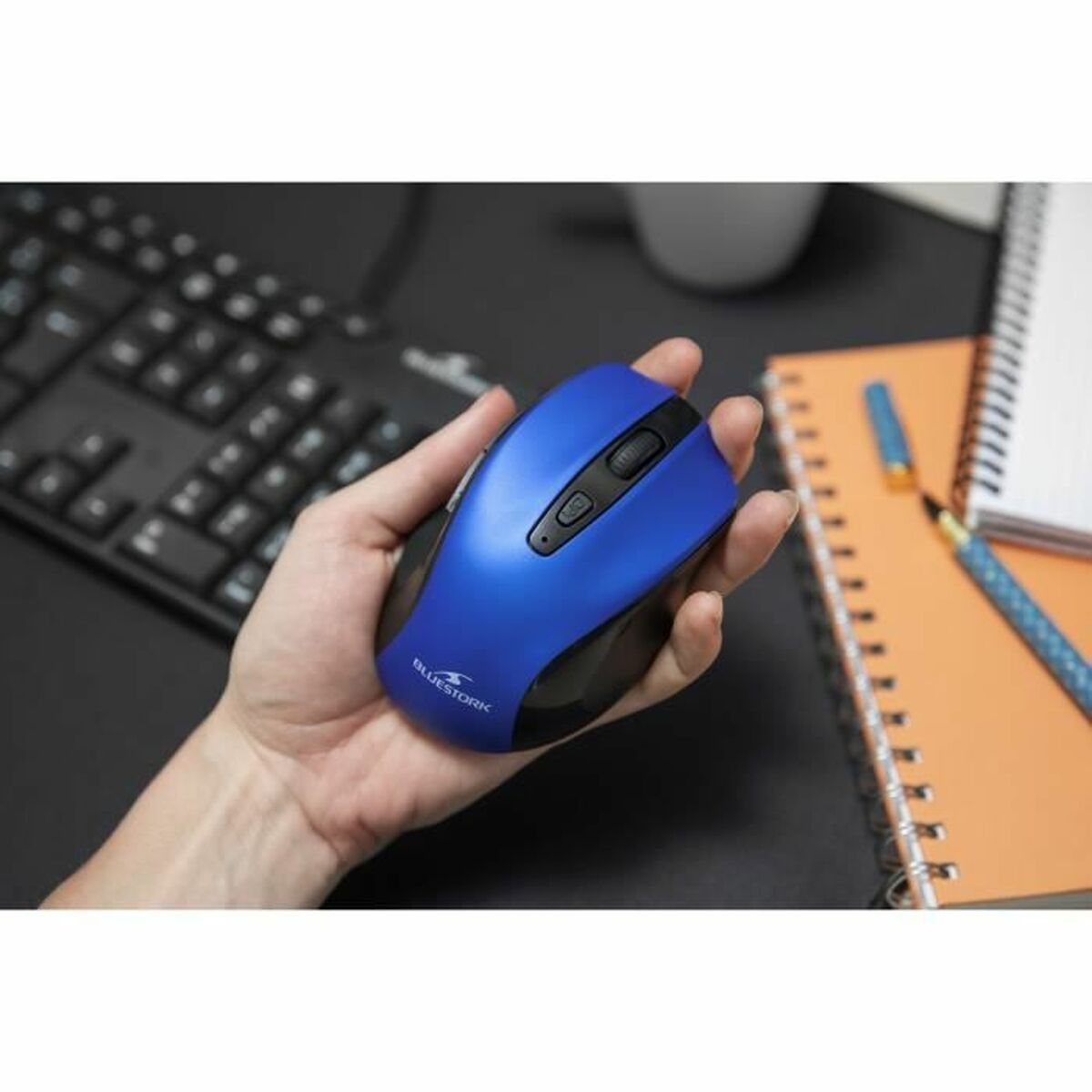 Mouse Bluetooth Wireless Bluestork OFFICE 75 Nero