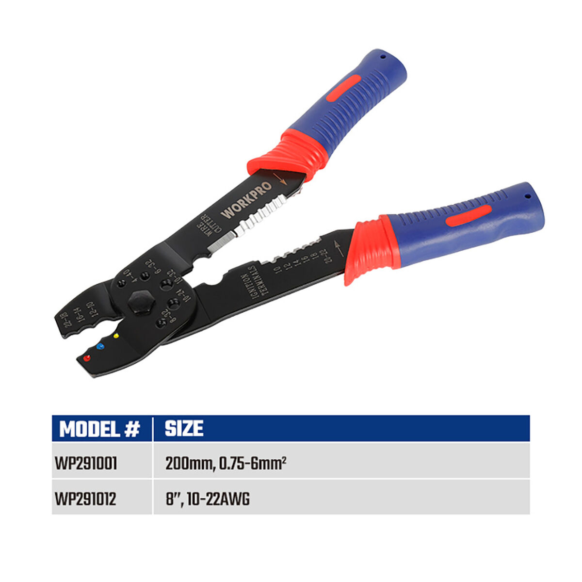 Draadstriptang Workpro 20 cm