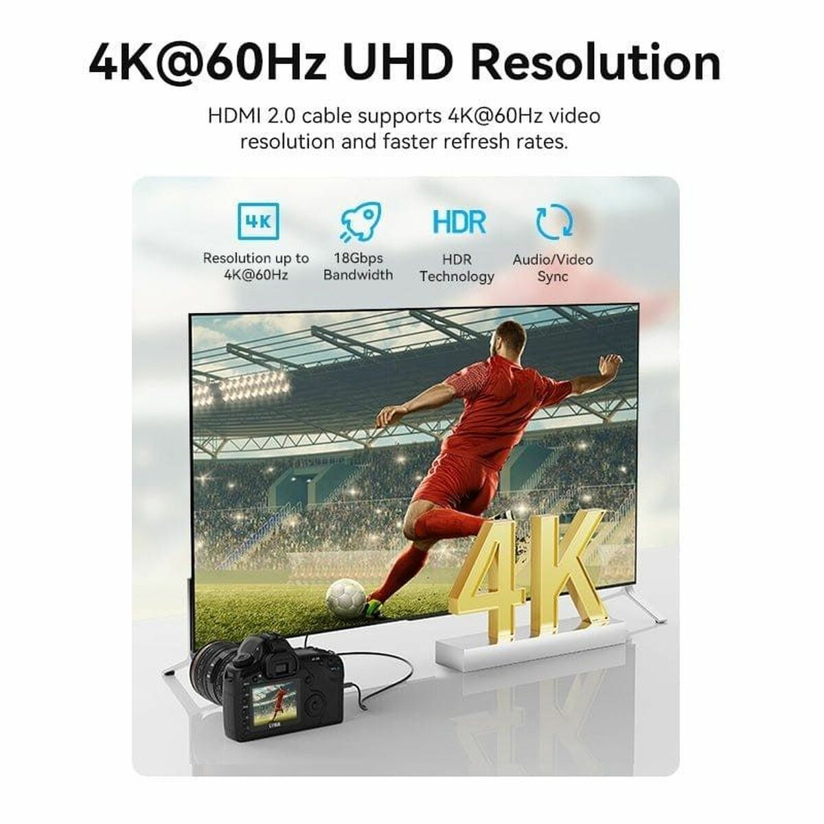 Cabo HDMI Vention AGHBF 1 m