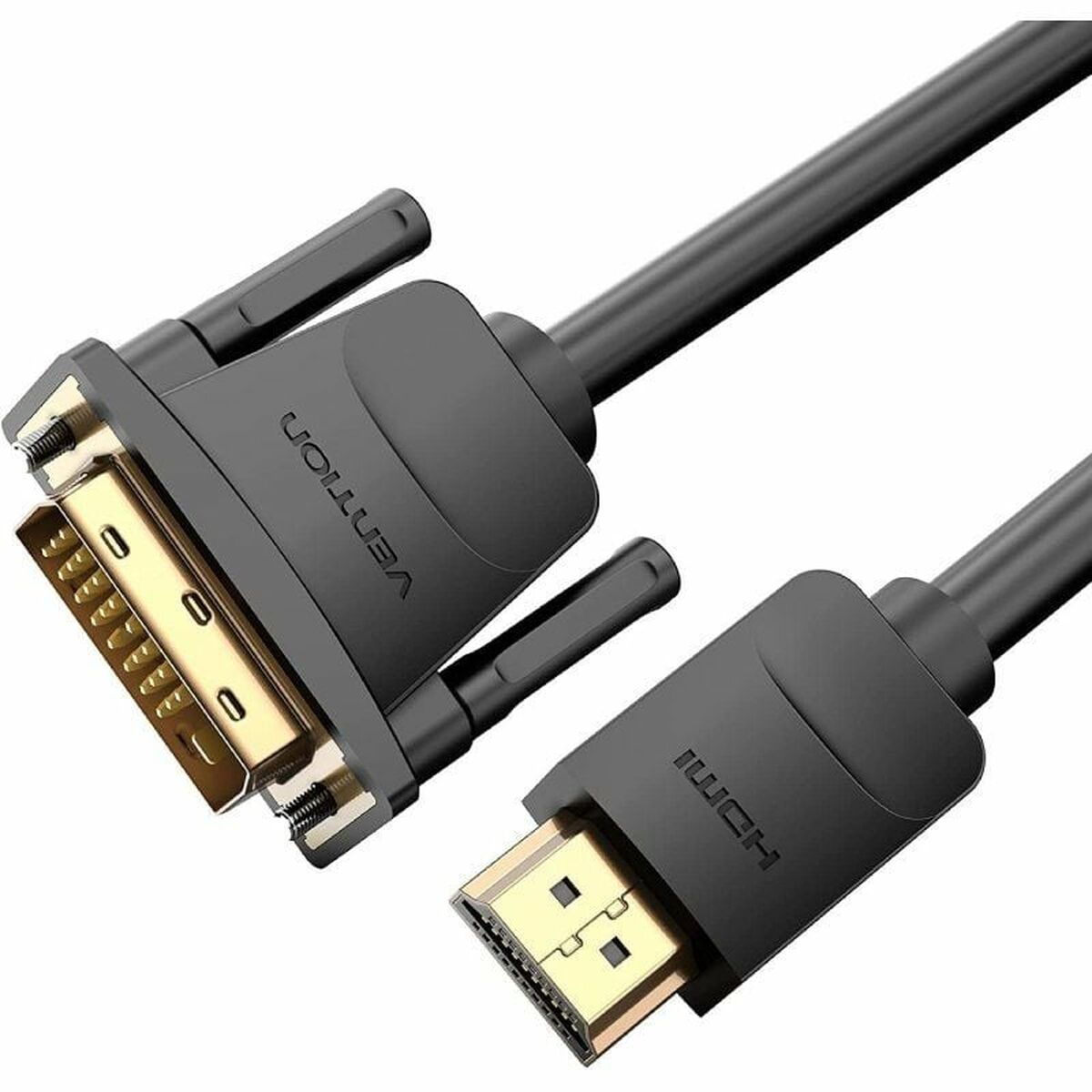 DVI til HDMI-adapter Vention ABFBI Sort 3 m