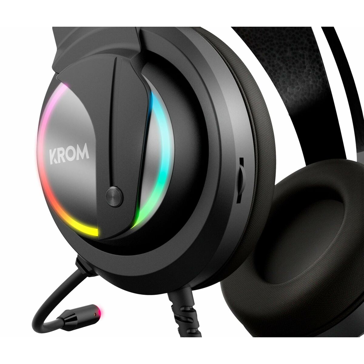 Herní Headset Krom Kappa Černý