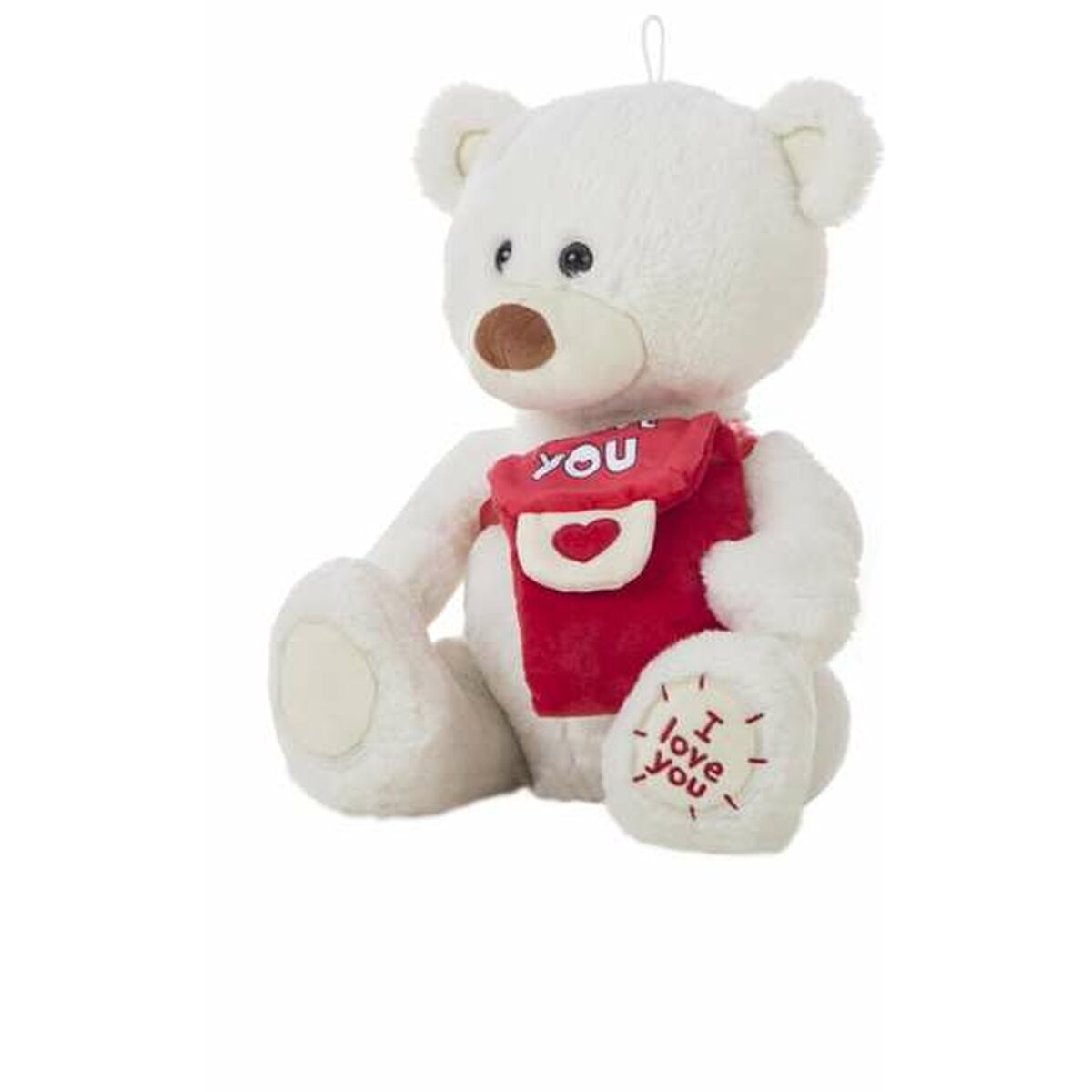 Peluche Urso 35 cm Branco