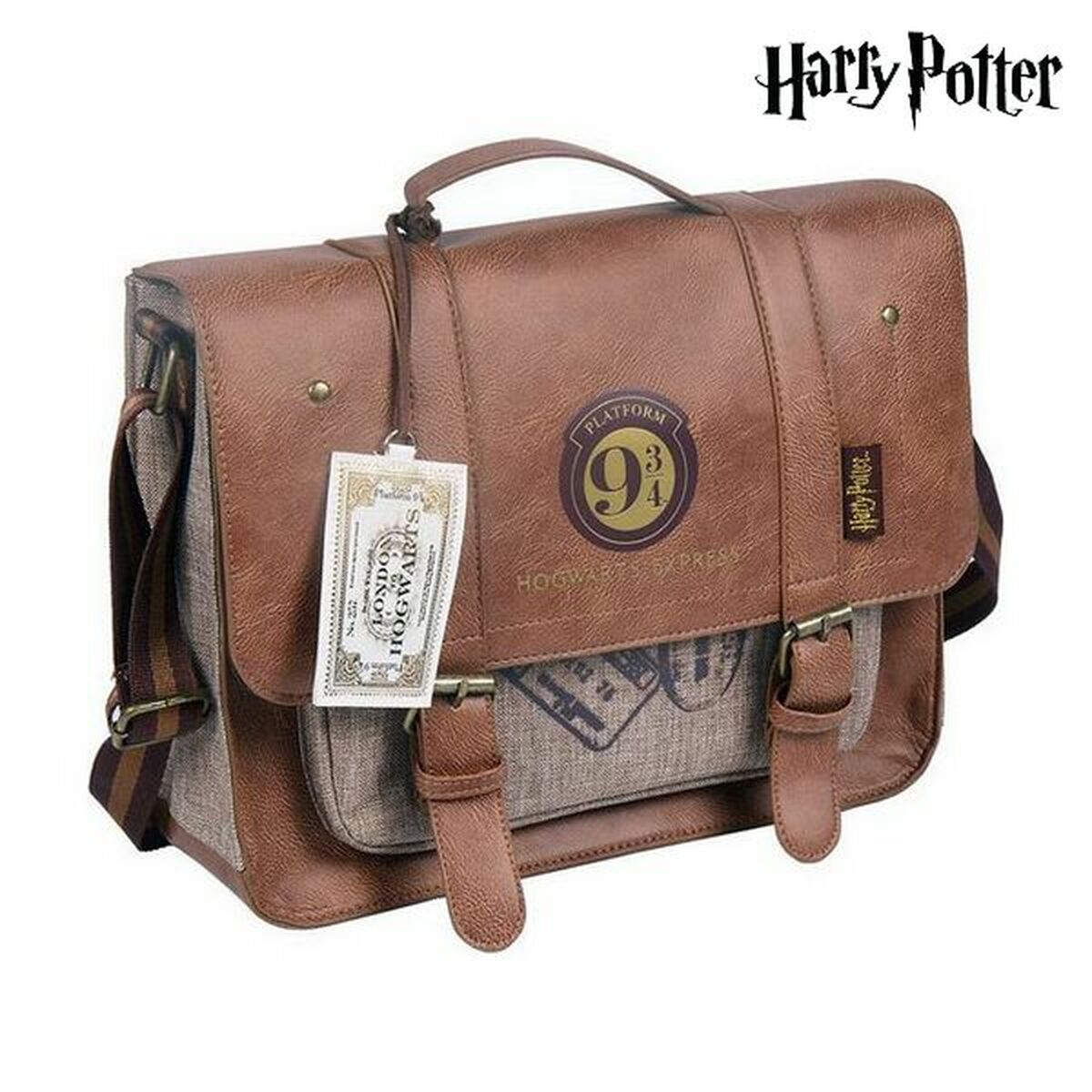 Naramna Torbica Harry Potter Rjava