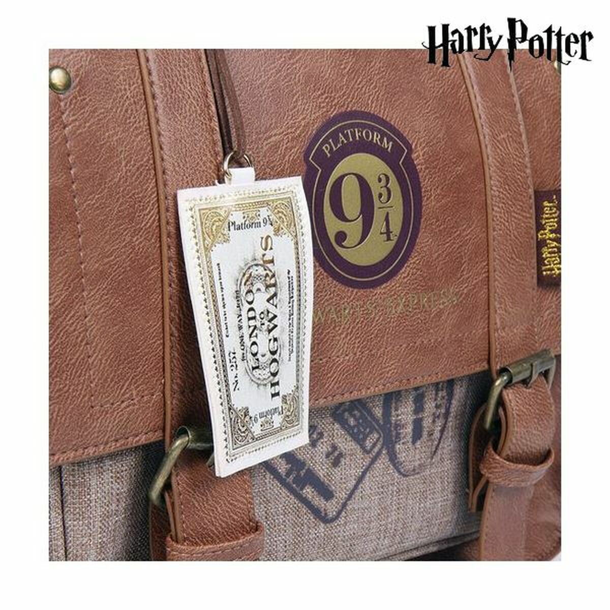 Naramna Torbica Harry Potter Rjava