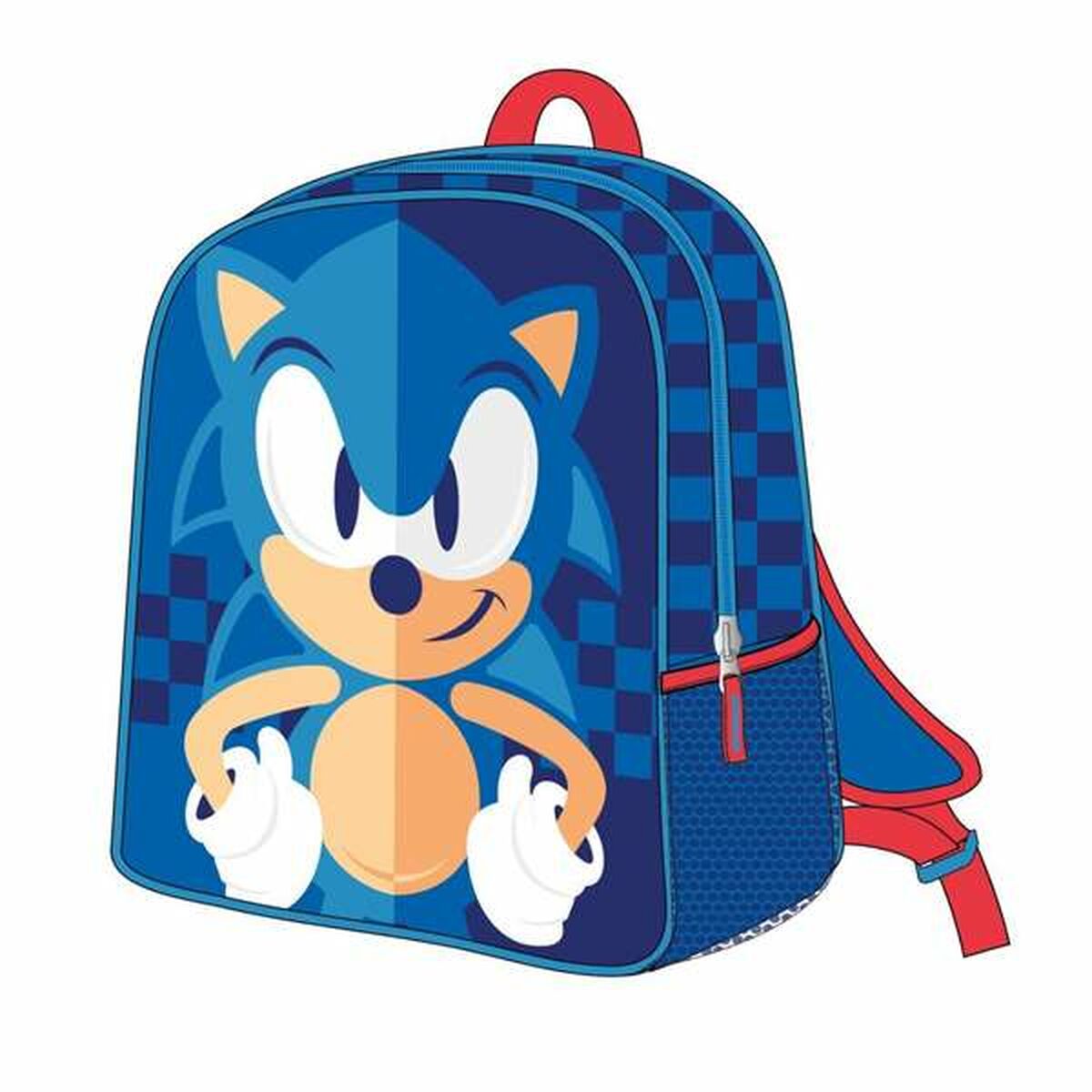 3D Skoletaske Sonic
