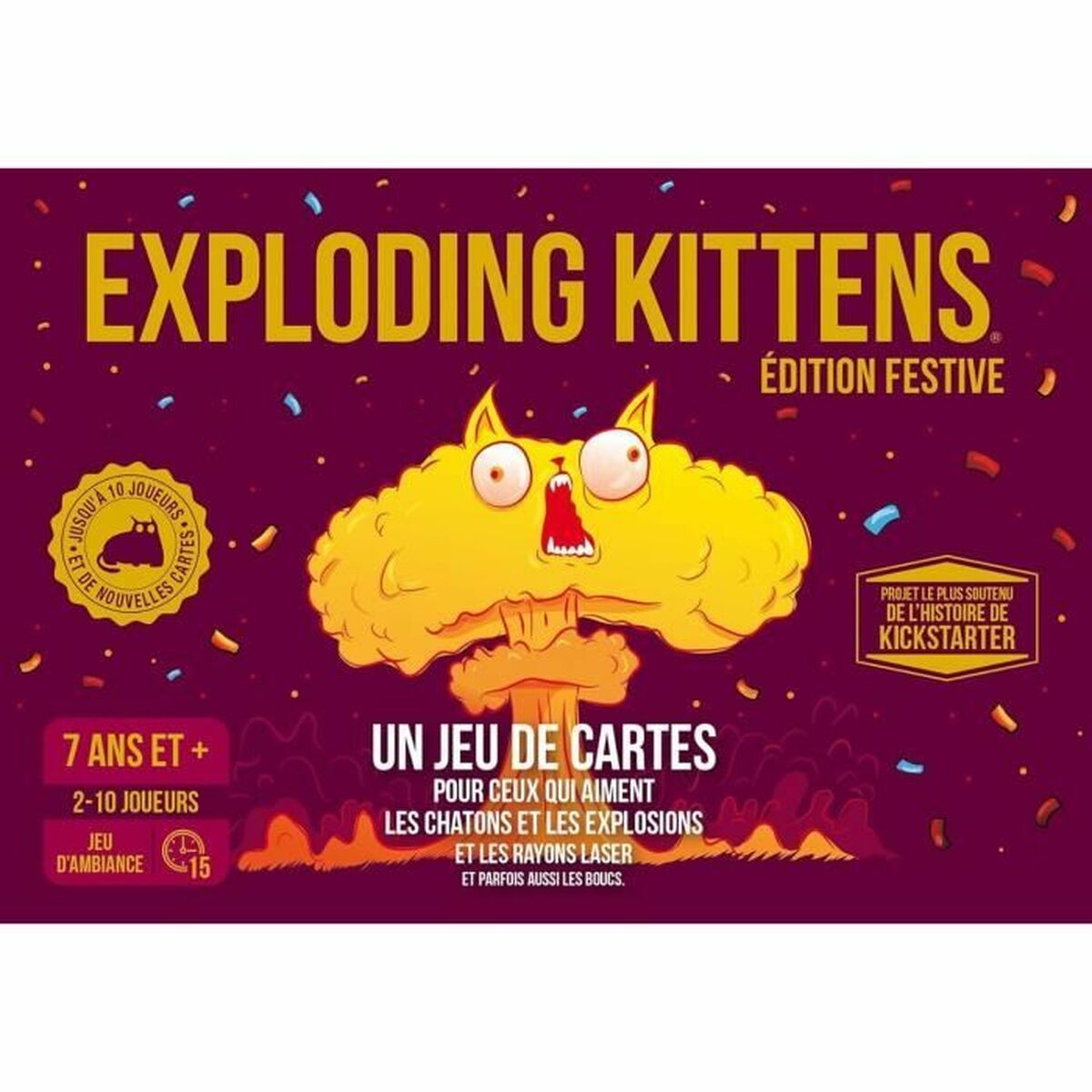 Stalo žaidimas Asmodee Exploding Kittens: Festive Edition