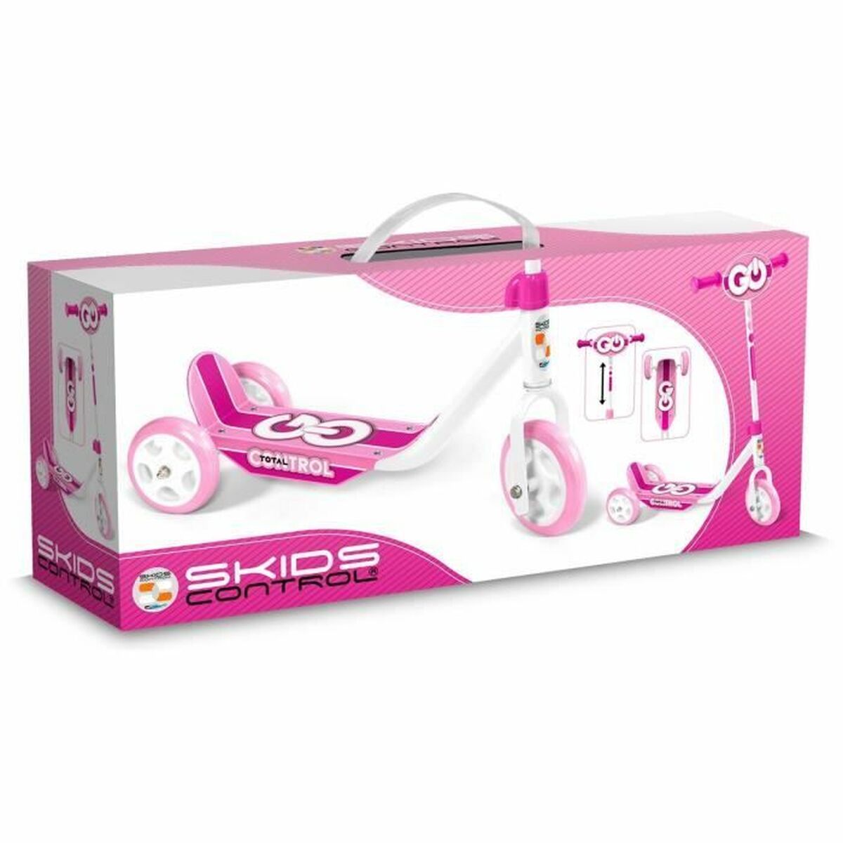 Step Stamp SKIDS CONTROL Roze