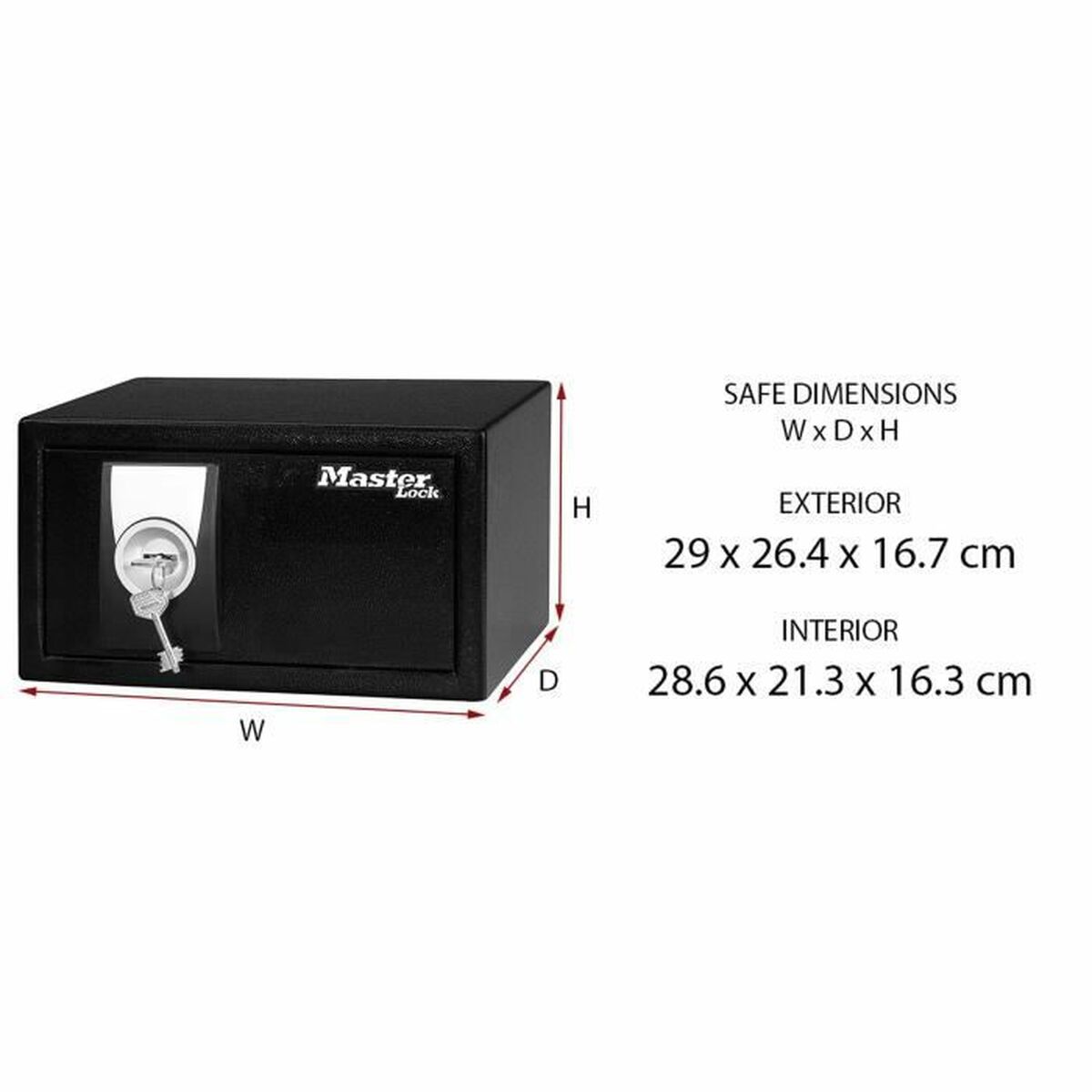 Seifa lādīte Master Lock X031ML