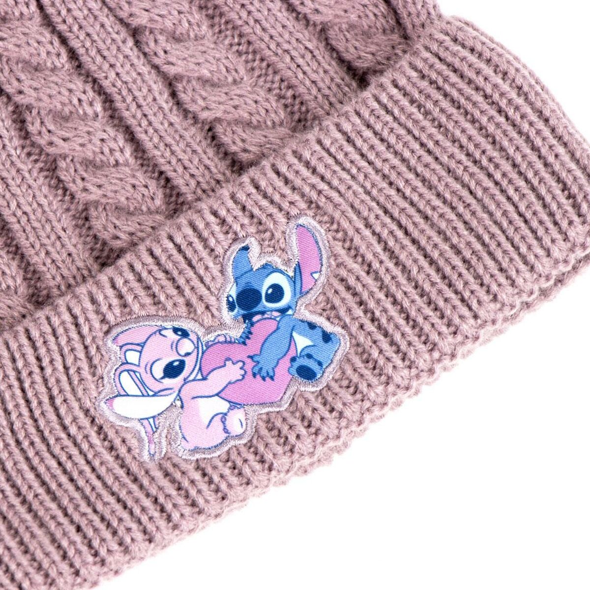 Gorro e Luvas Stitch Roxo