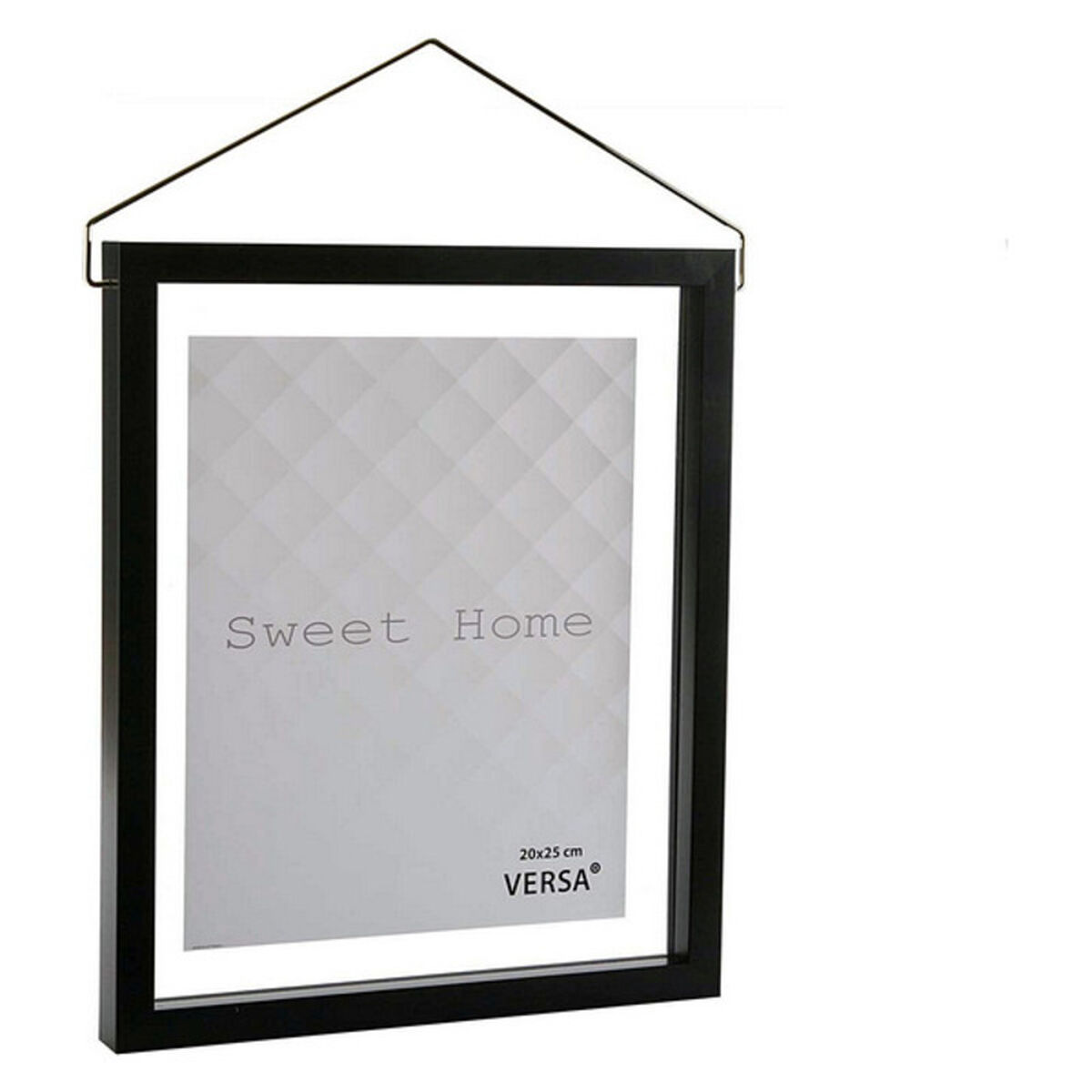 Fotoramme Diamond Plastik Sort