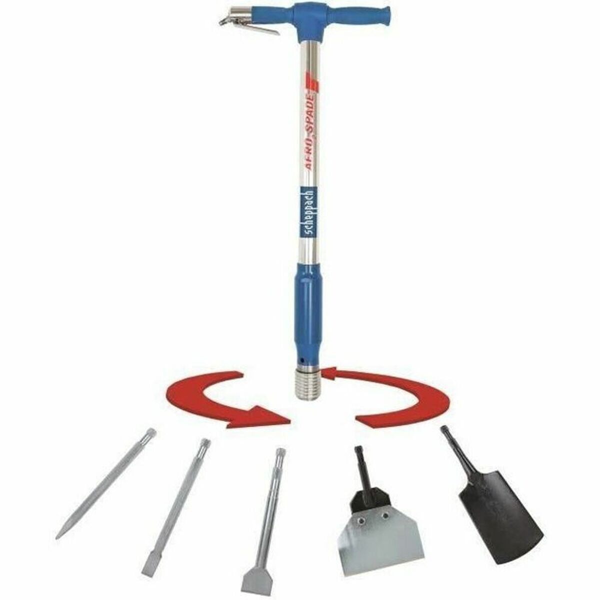 Multiferramenta 5 em 1 Scheppach Aero2 Spade