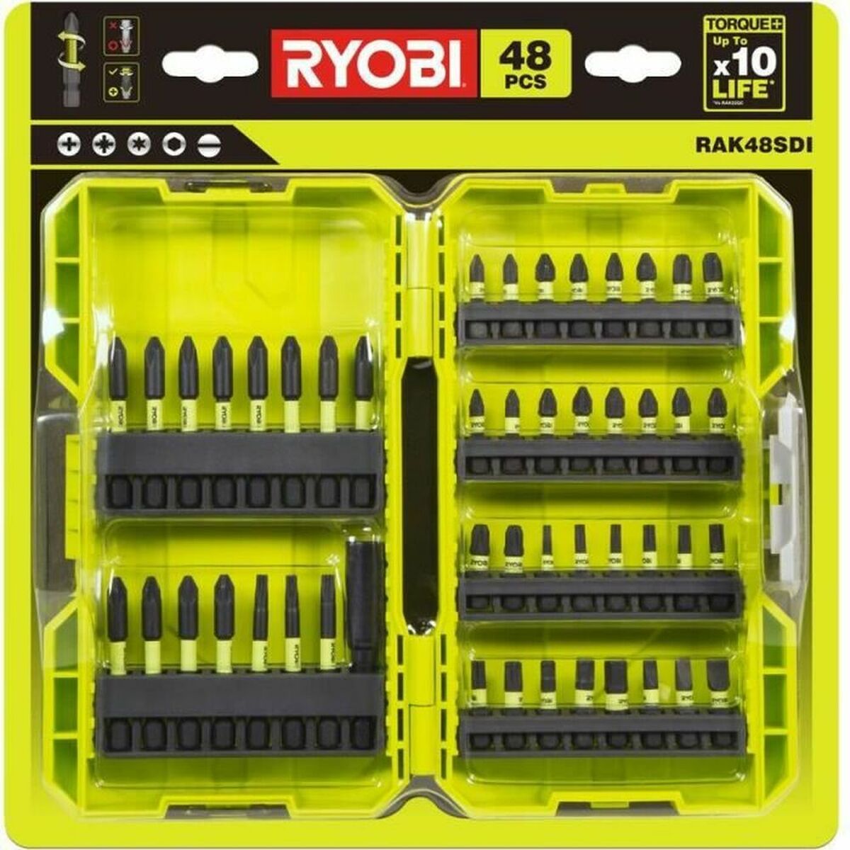 Bit sæt Ryobi RAK48SDI