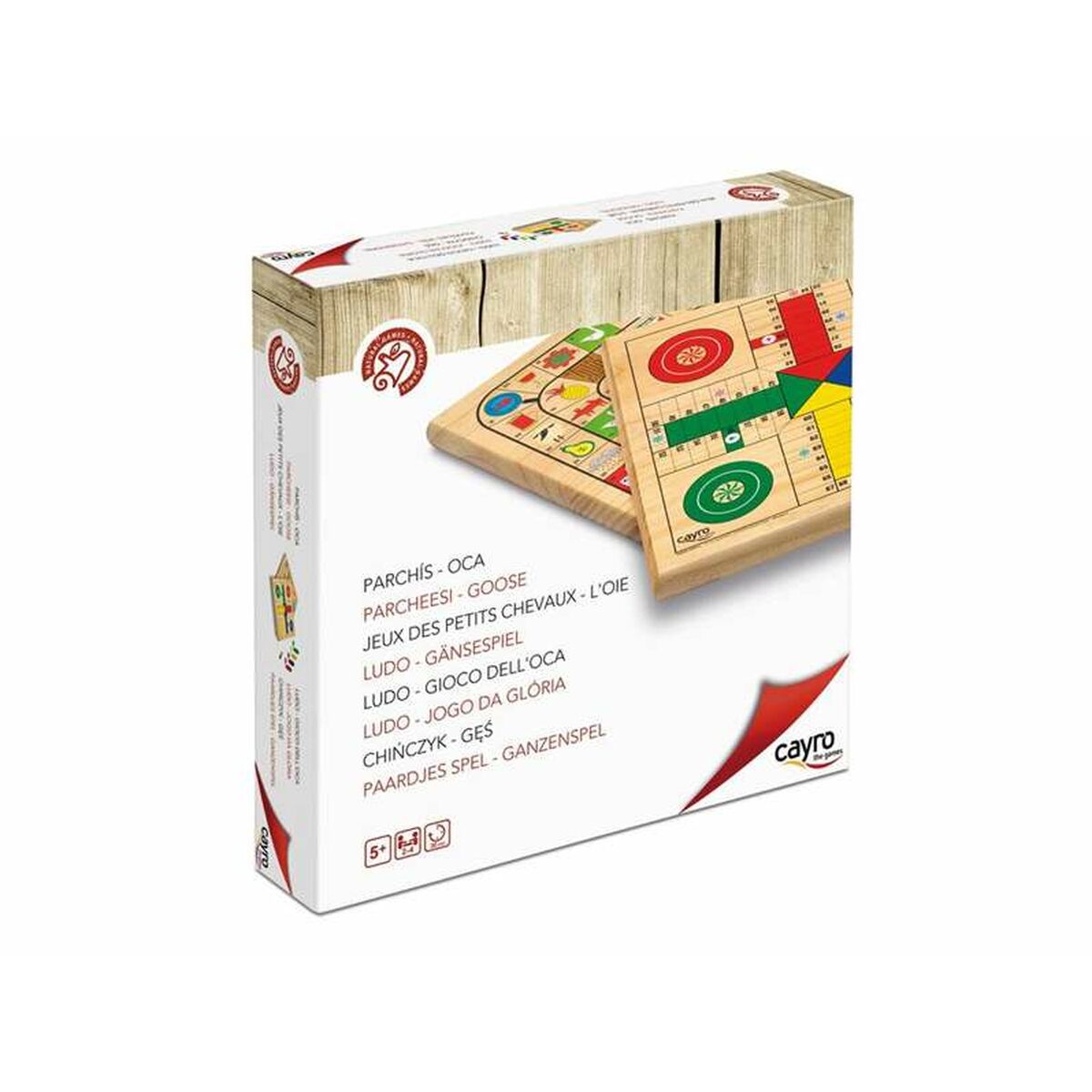 Tabellone per Parcheesi e Gioco dell'Oca Cayro