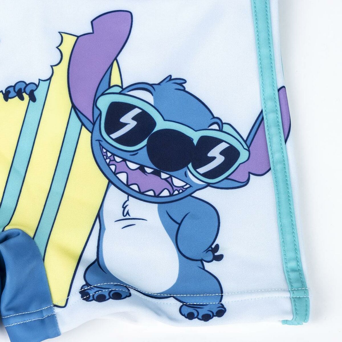 Dětské Plavky Boxerky Stitch Modrý