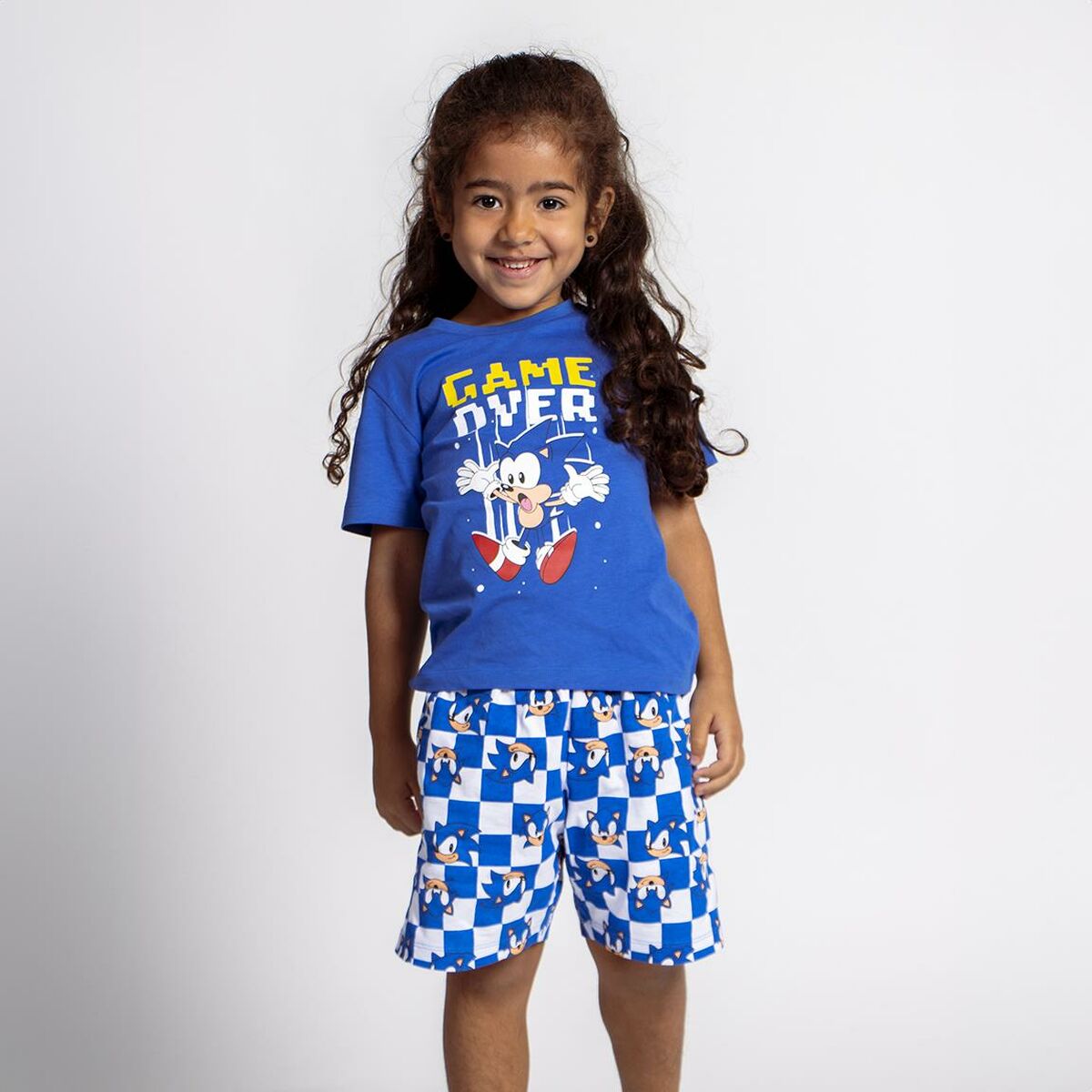 Pyjamas Barn Sonic Blå