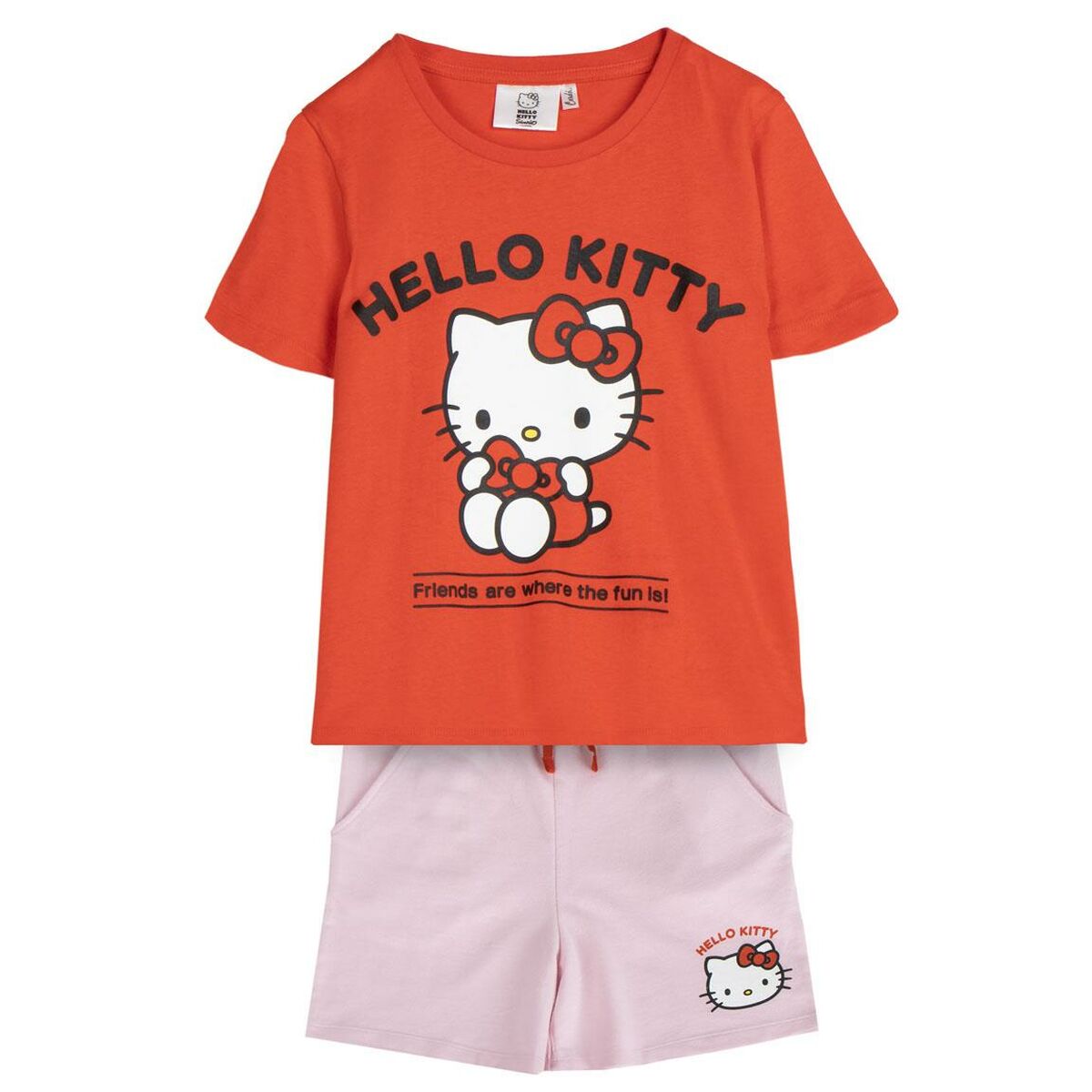 Vaatesetti Hello Kitty Punainen