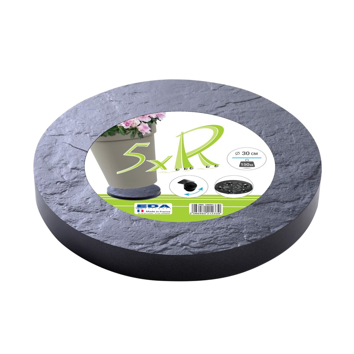 Suporte com Rodas para Vasos EDA