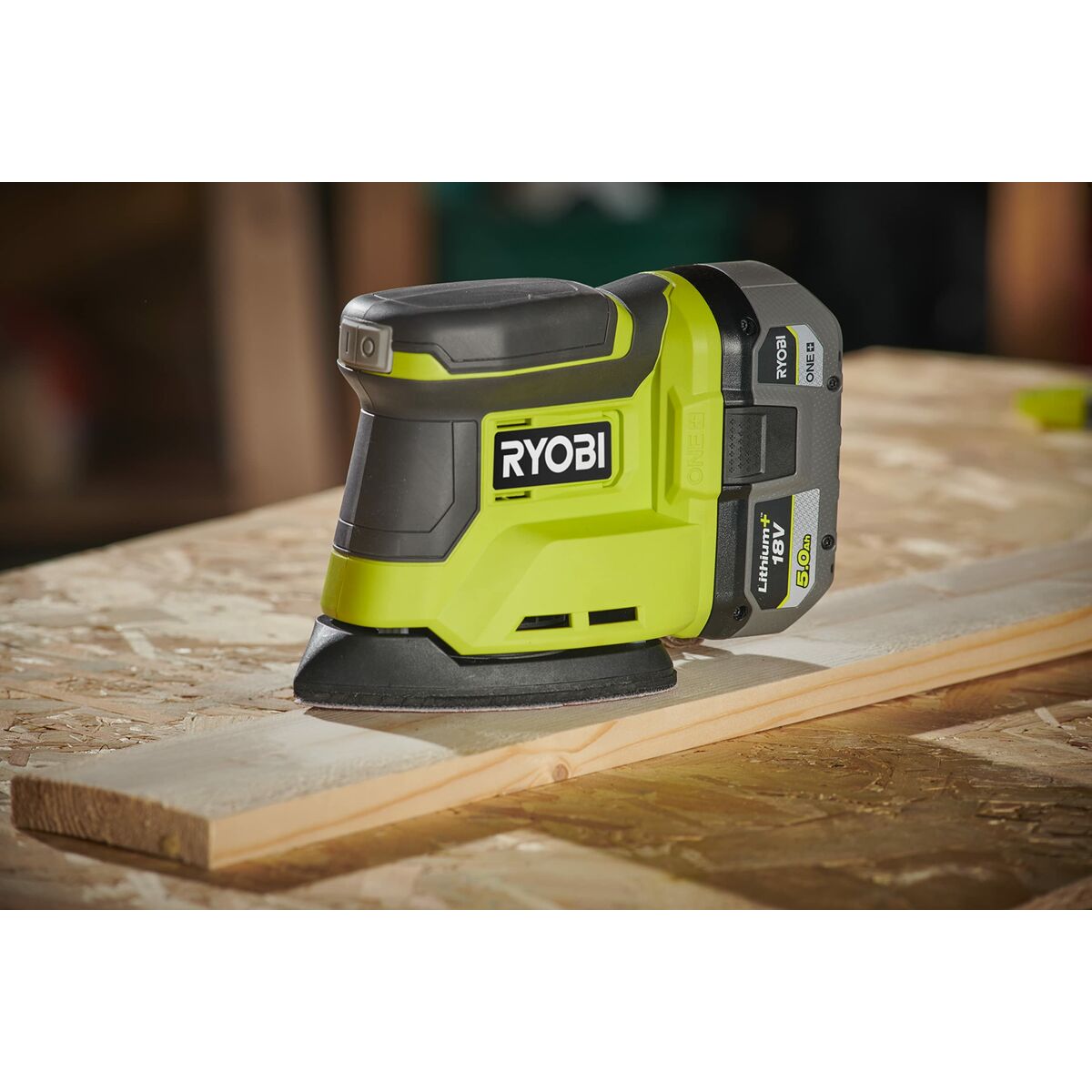 Random orbital sander Ryobi 5133005394 18 V Triangular