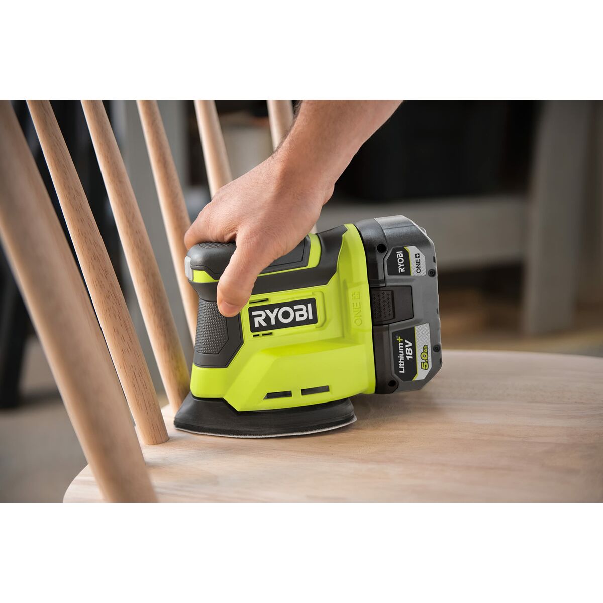 Random orbital sander Ryobi 5133005394 18 V Triangular