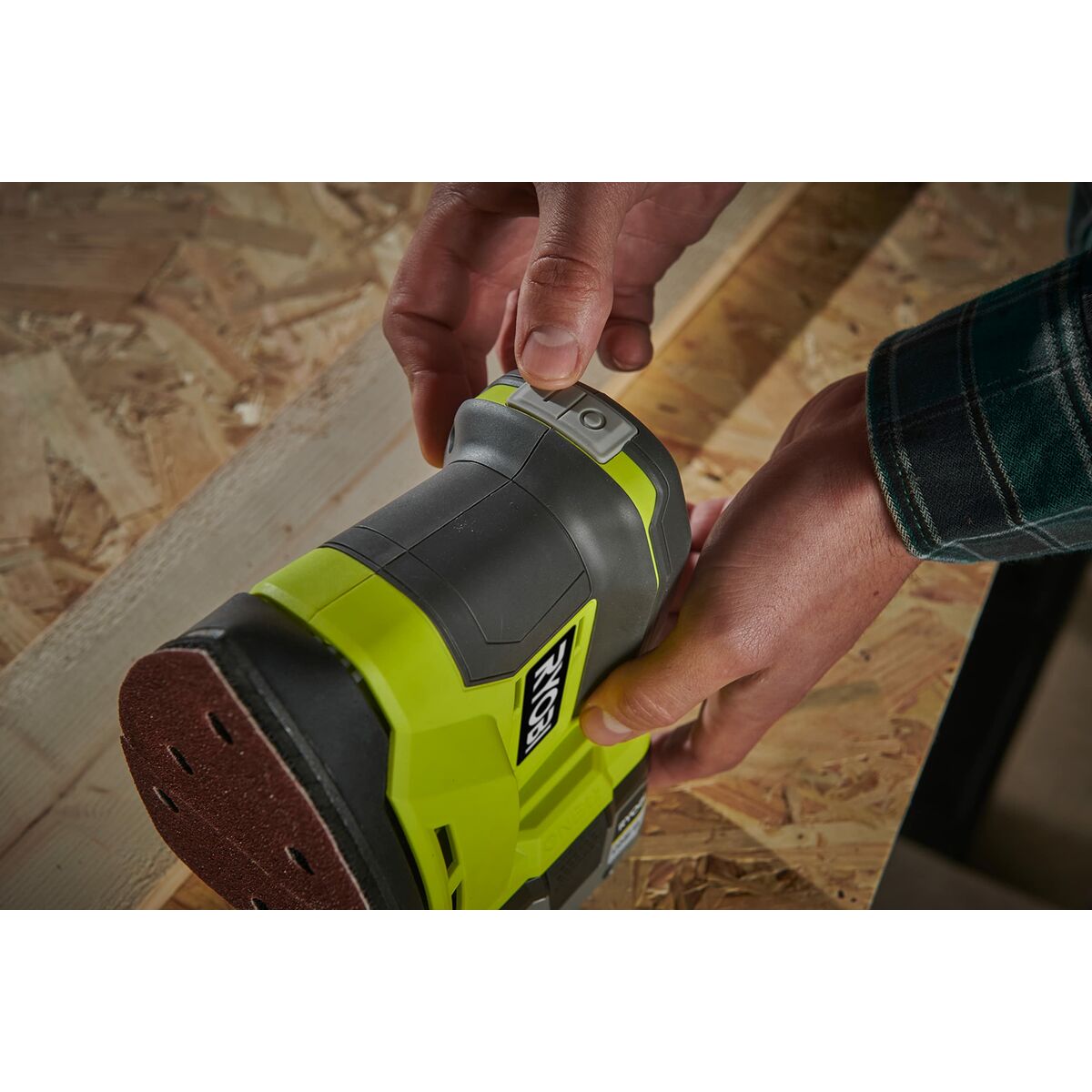 Random orbital sander Ryobi 5133005394 18 V Triangular
