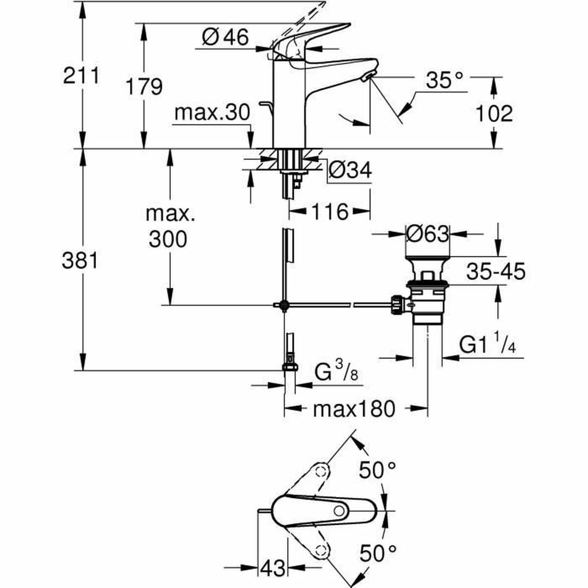 Blander Grohe Metall