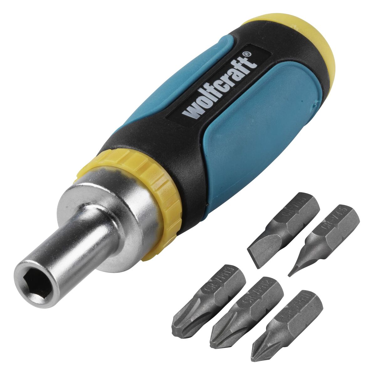 Bit set with screwdriver Wolfcraft 1237000