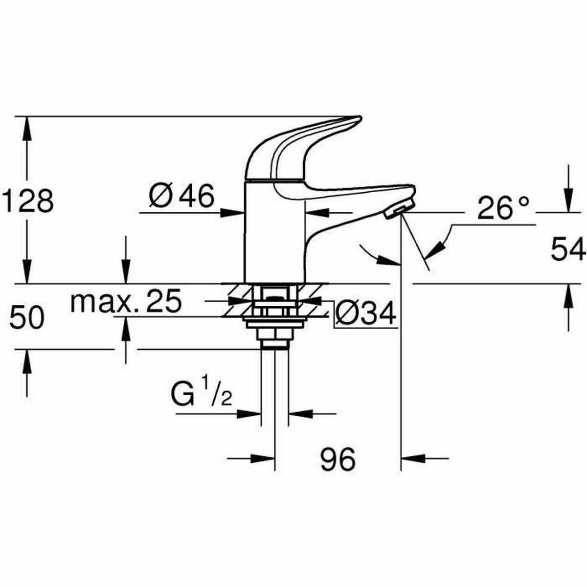 Blander Grohe Metall Messing