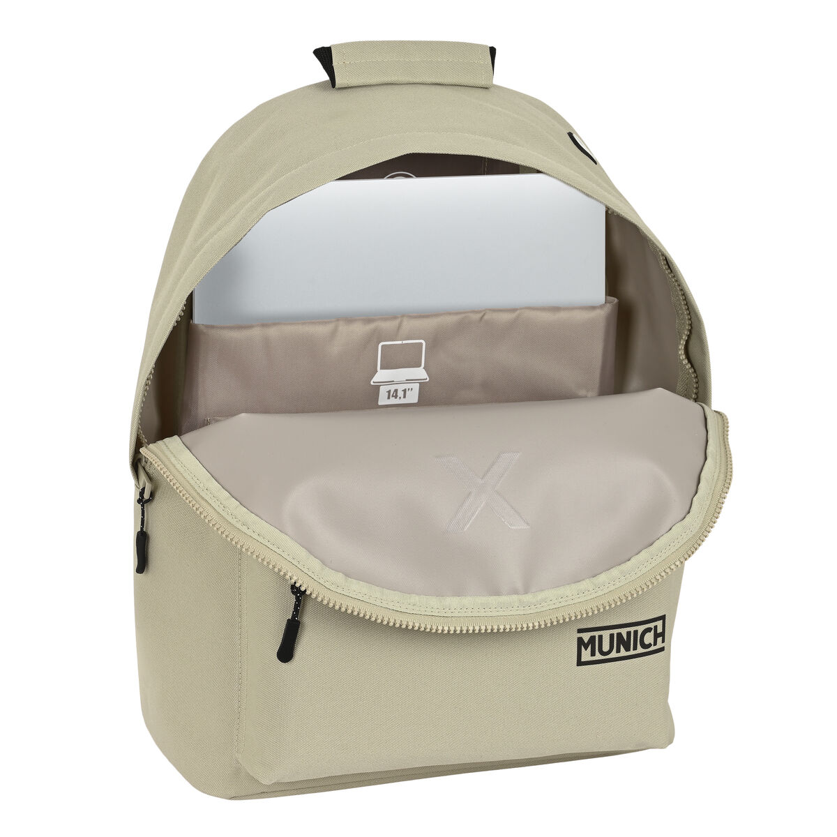 Laptop Backpack Munich munich basicos Beige