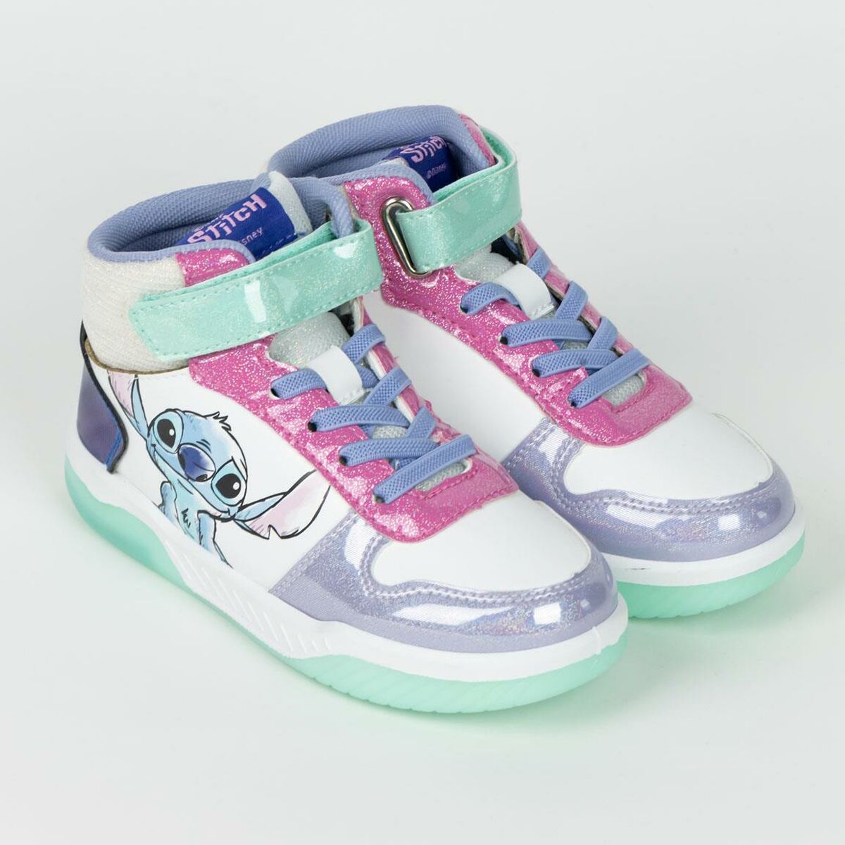 Sportschoenen met LED Stitch Wit