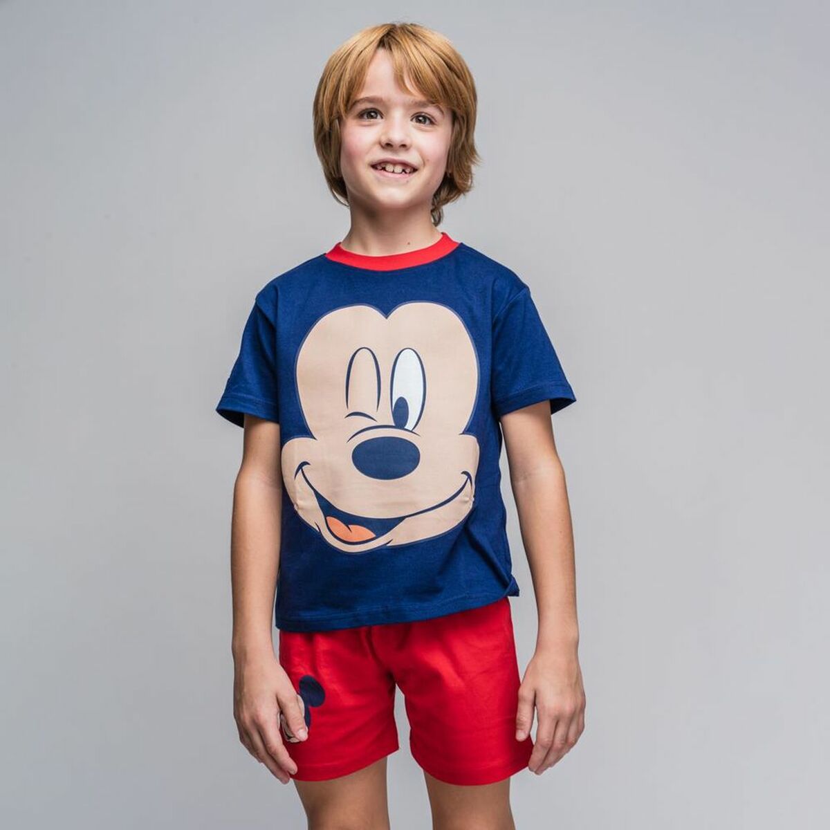 Pidžaama Laste Mickey Mouse Punane