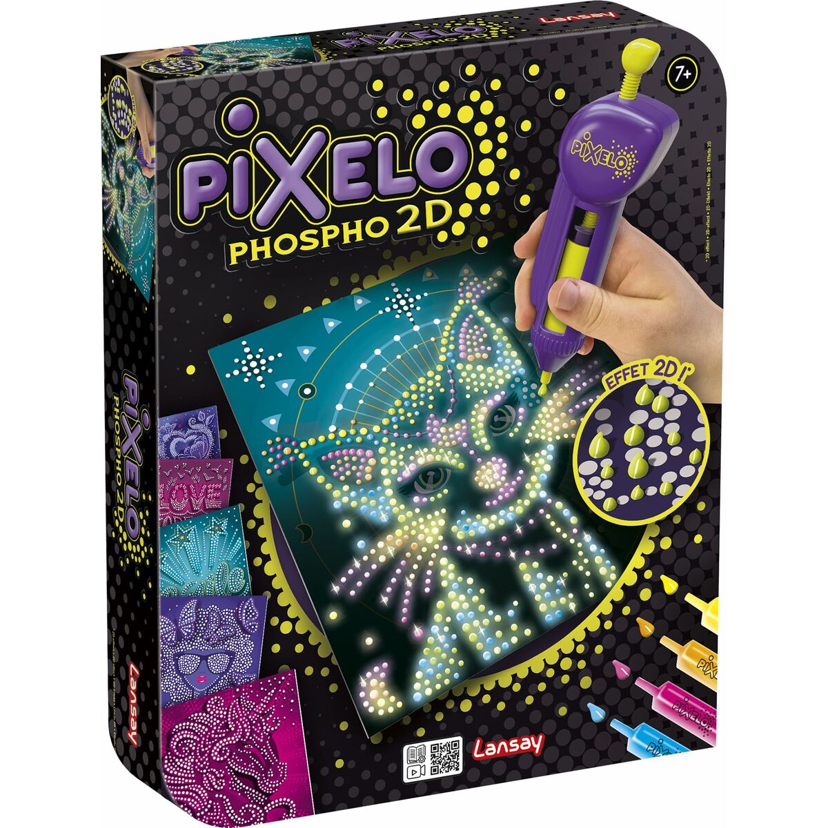 Conjunto de Escrita Lansay Pixelo Phospho 2D