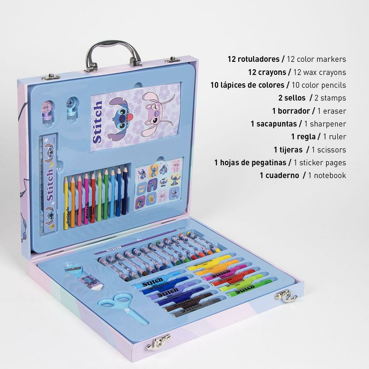 Papierwaren-Set Stitch Blau