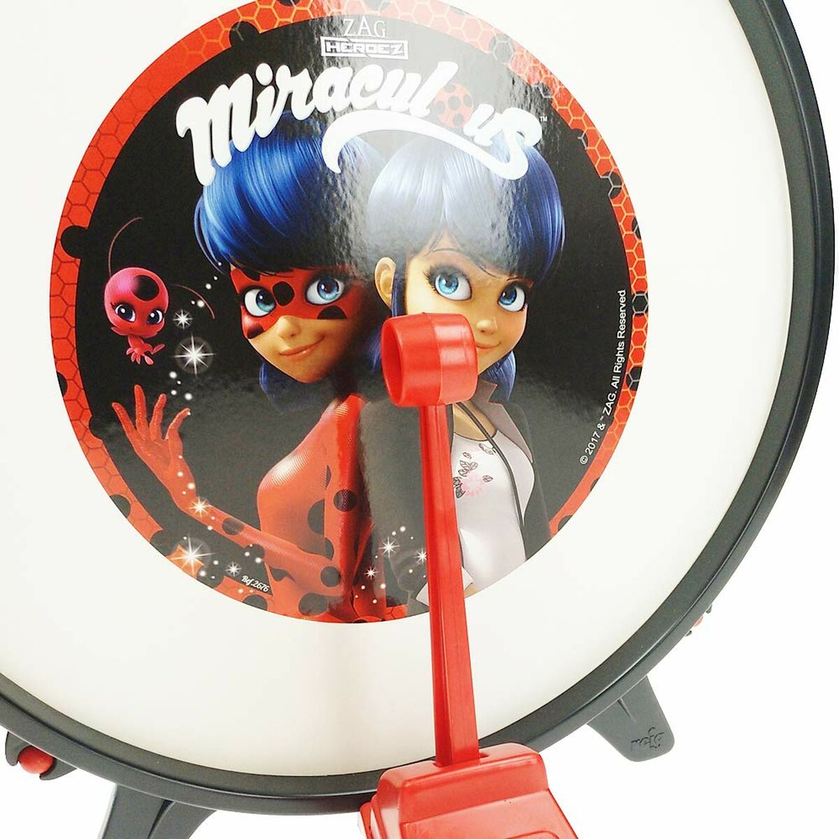Bateria Musical Lady Bug Plástico