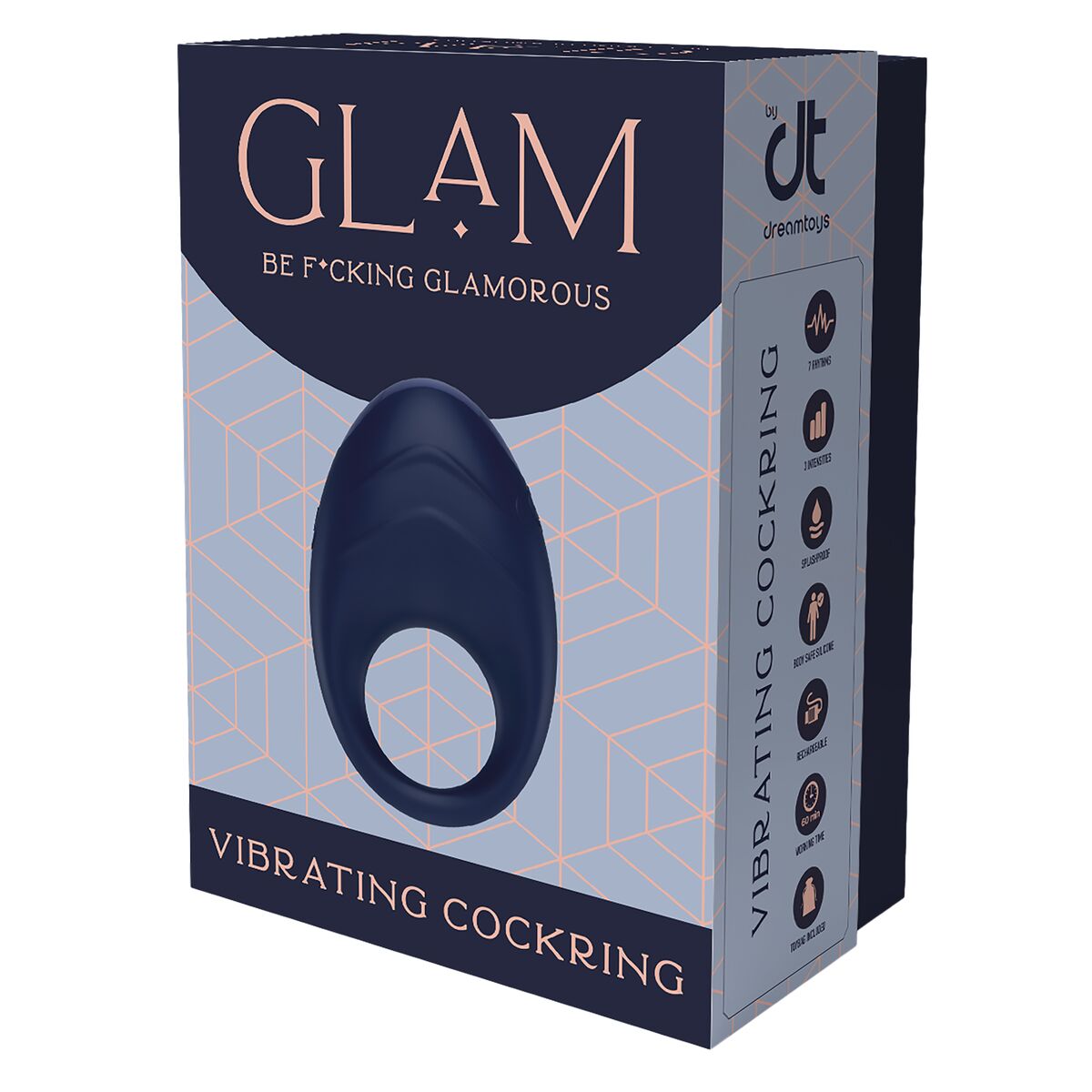 Pachet Inel Penis Dream Toys Glam Albastru