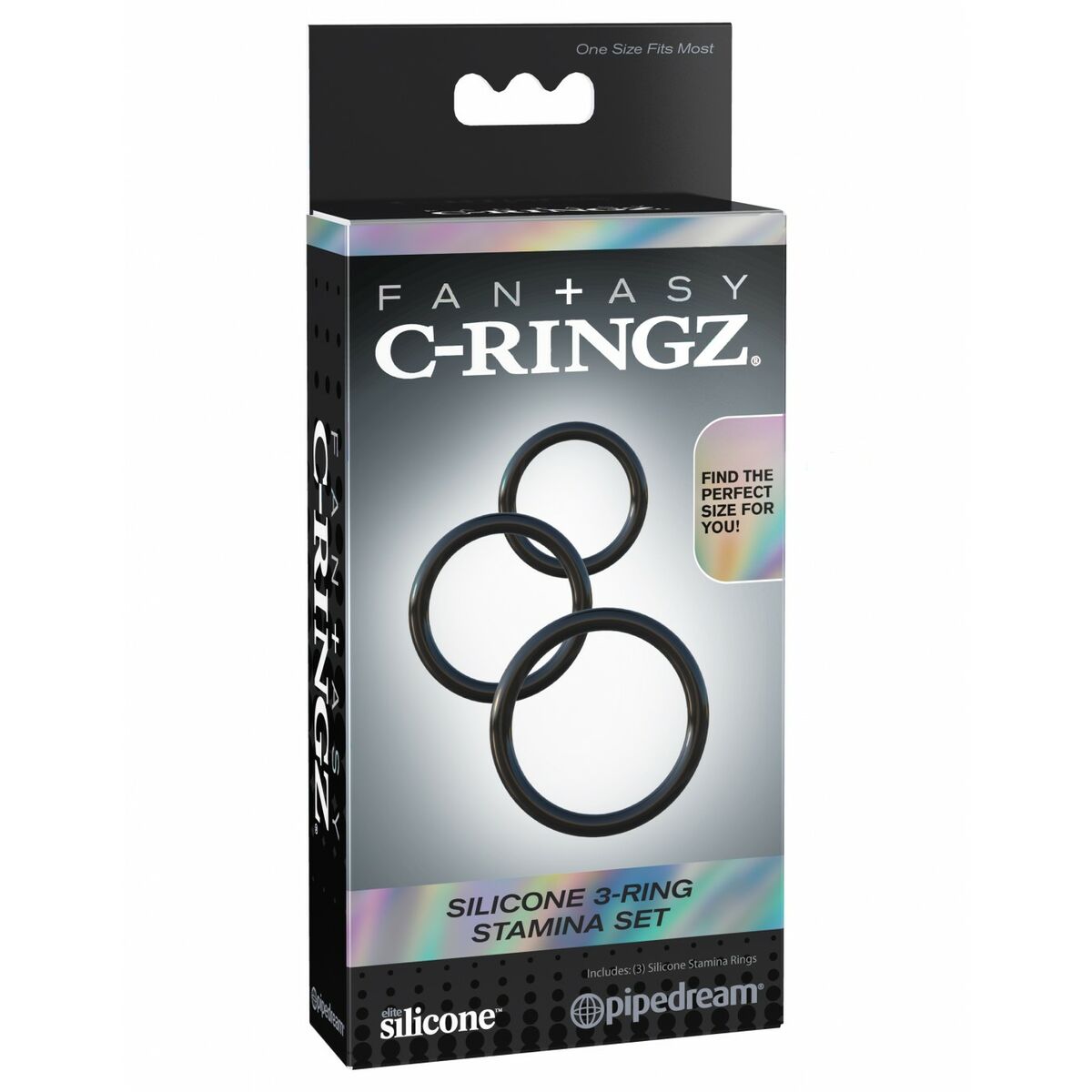 Pachet Inel Penis Pipedream Negru