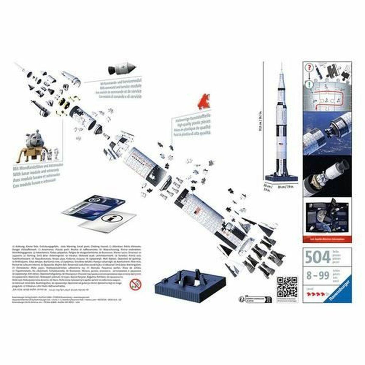 Pussel Ravensburger Saturn V space rocket