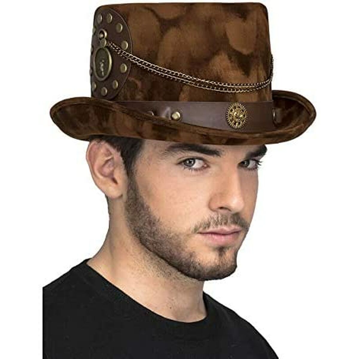 Klobuk My Other Me Steampunk Rjava