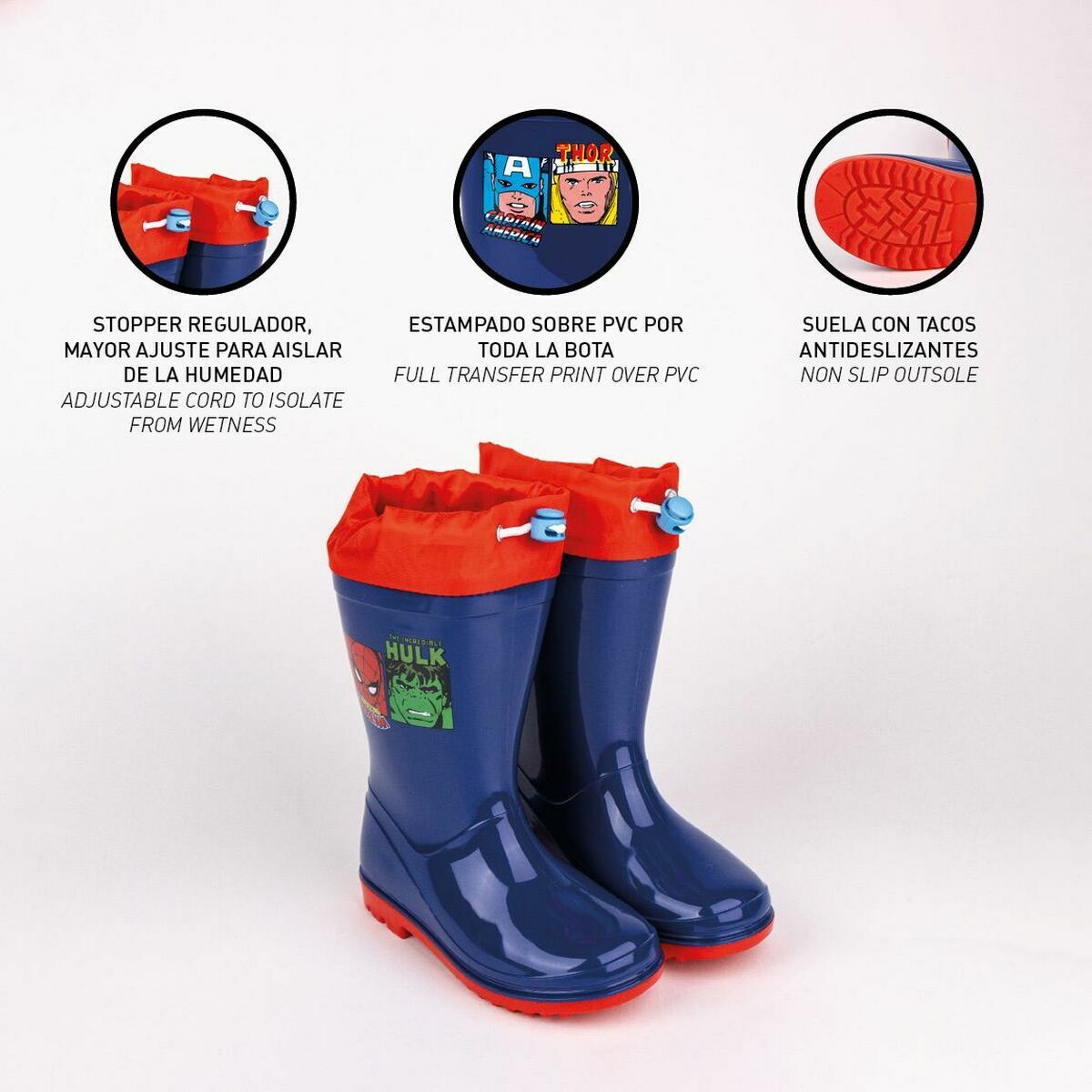 Botins Infantis Marvel Azul
