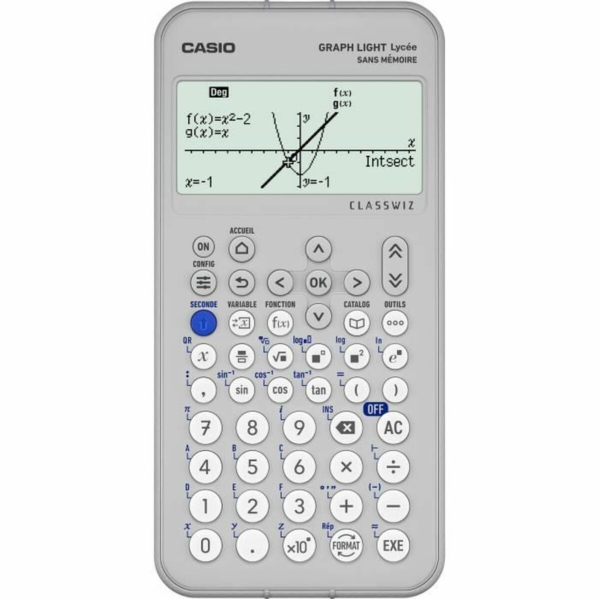 Vědecká kalkulačka Casio Graph Light Šedý