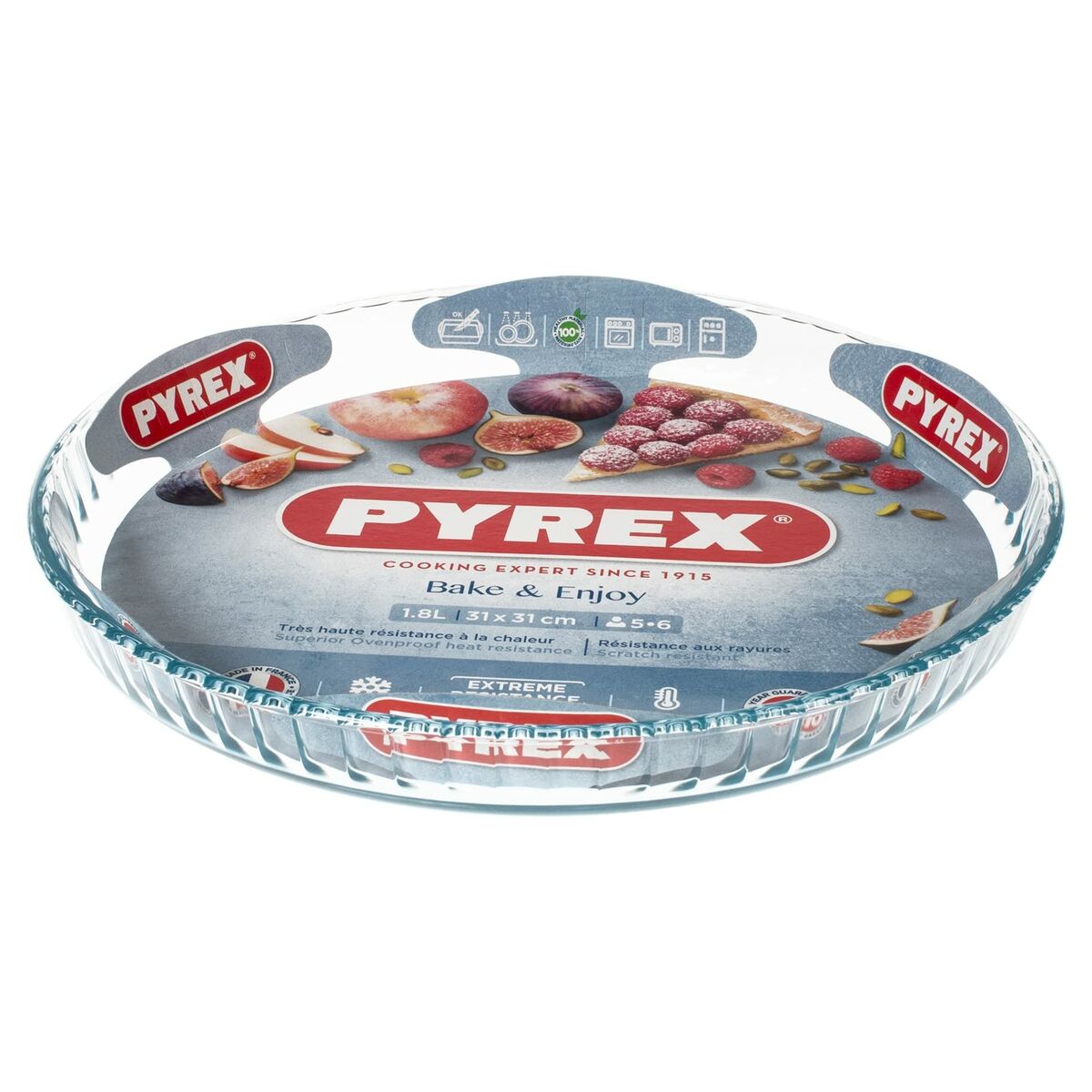 Cakevorm Pyrex Multicolour Transparant