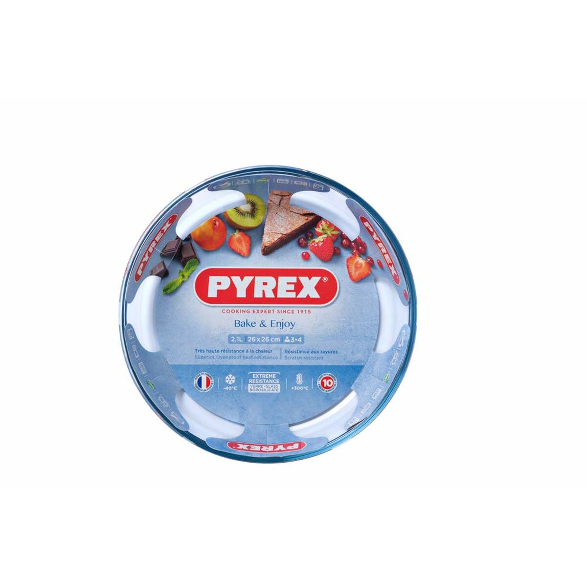 Cakevorm Pyrex Multicolour Transparant