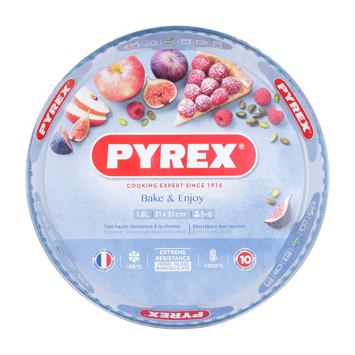 Cakevorm Pyrex Multicolour Transparant
