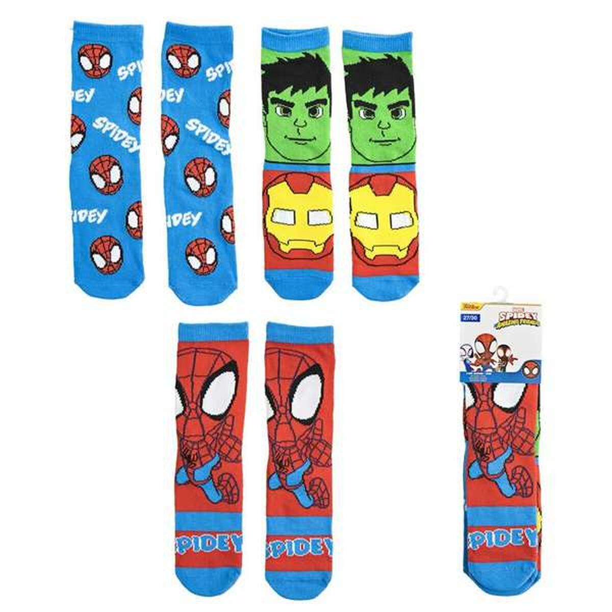 Sokken Spidey Multicolour