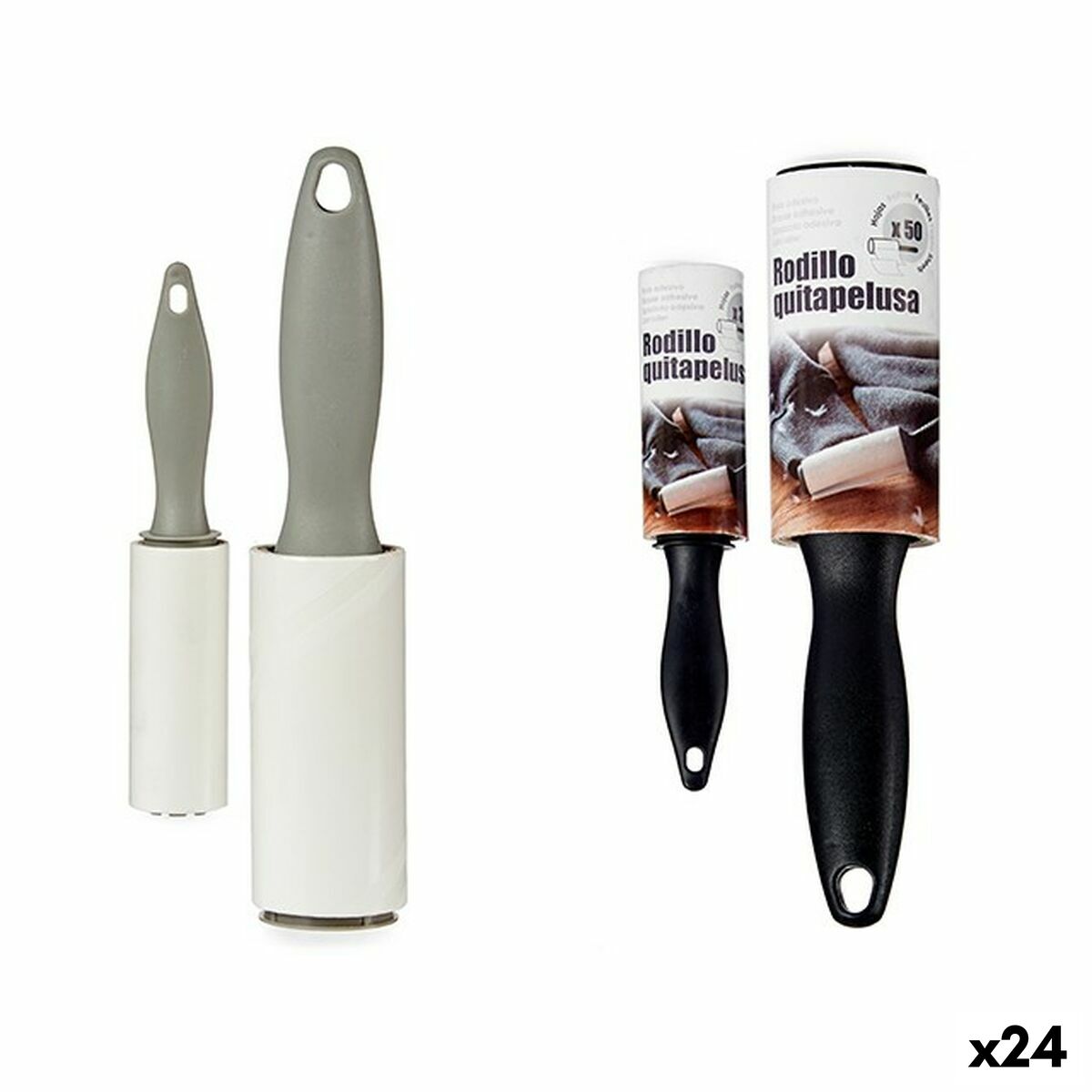 Topieemaldusrull Kinvara 11 x 5,5 x 29,5 cm Komplekt 2 Tükid, osad (24 Ühikut)