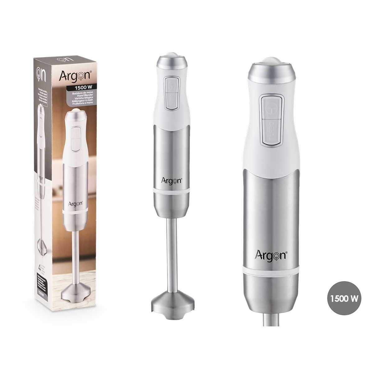 Handblender Argon Wit Staal 1500 W