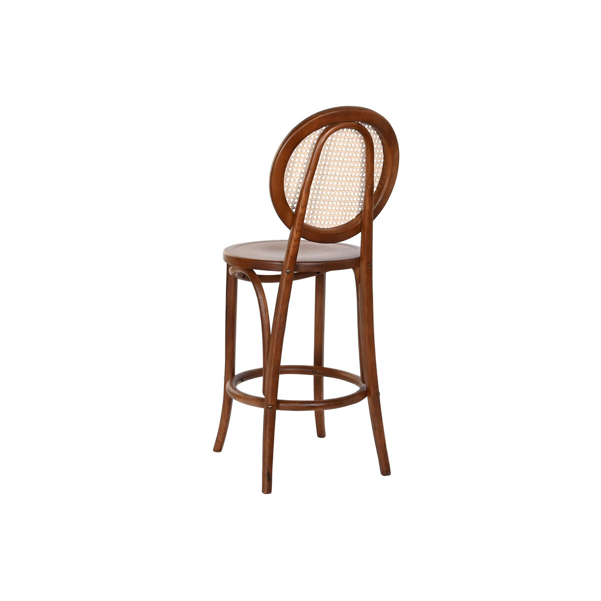 Stolček DKD Home Decor Rjava Temno rjava 43 x 43 x 108 cm